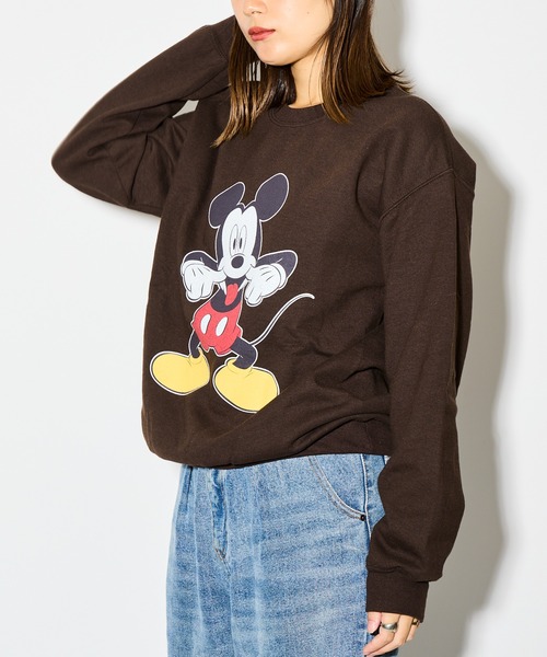 Goodwear(グッドウェア)の「【 Goodwear / グッドウェア 】Disney ディズニー プリント スウェット プルオーバー (ミッキーマウス) 1(スウェット・メンズ・ネイビー/ライトグレー/ダークブラウン/ブラック/ライトピンク・M/L/XL)」の21枚目の写真