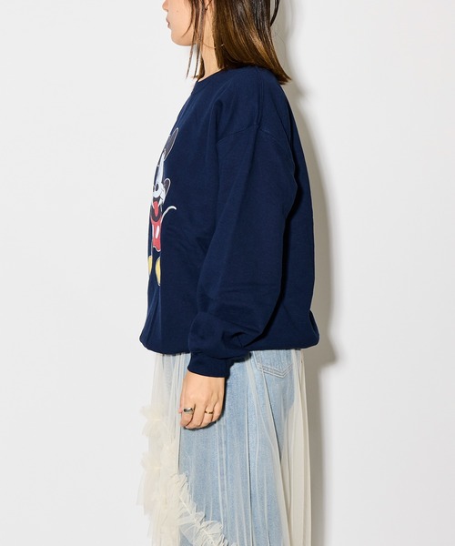 Goodwear(グッドウェア)の「【 Goodwear / グッドウェア 】Disney ディズニー プリント スウェット プルオーバー (ミッキーマウス) 1(スウェット・メンズ・ネイビー/ライトグレー/ダークブラウン/ブラック/ライトピンク・M/L/XL)」の10枚目の写真