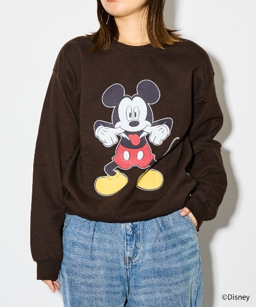 Goodwear(グッドウェア)の「【 Goodwear / グッドウェア 】Disney ディズニー プリント スウェット プルオーバー (ミッキーマウス) 1(スウェット・メンズ・ネイビー/ライトグレー/ダークブラウン/ブラック/ライトピンク・M/L/XL)」の8枚目の写真