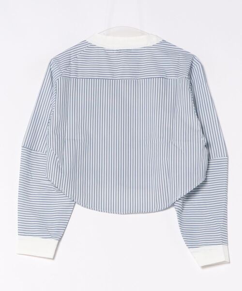 urge:(アージコロン )の「【URGE:】ストライプ ノーカラー シャツ ブラウス(シャツ/ブラウス・レディース・ストライプ・SMALL/MEDIUM/LARGE)」の6枚目の写真