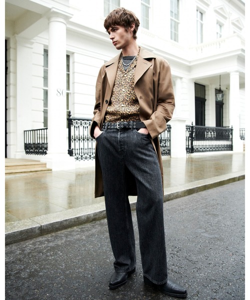 ALLSAINTS（オールセインツ）の「MONTELL RELAXED FIT MAC OVERCOAT | MONTELL リラックス フィット MAC オーバーコート（チェスターコート・メンズ・ブラウン系その他・S/XS/L/M）」の2枚目の写真