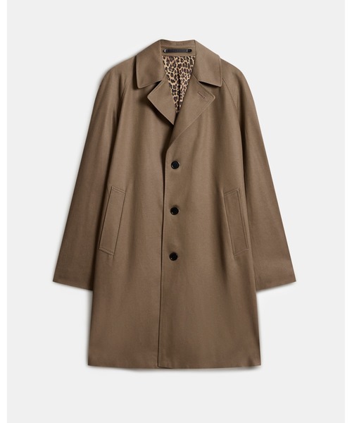 ALLSAINTS（オールセインツ）の「MONTELL RELAXED FIT MAC OVERCOAT | MONTELL リラックス フィット MAC オーバーコート（チェスターコート・メンズ・ブラウン系その他・S/XS/L/M）」の11枚目の写真