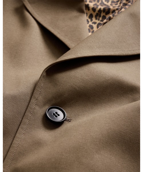 ALLSAINTS（オールセインツ）の「MONTELL RELAXED FIT MAC OVERCOAT | MONTELL リラックス フィット MAC オーバーコート（チェスターコート・メンズ・ブラウン系その他・S/XS/L/M）」の12枚目の写真