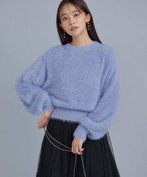 セール】ナイロンファー ニット（ニット/セーター）｜組曲（クミキョク 