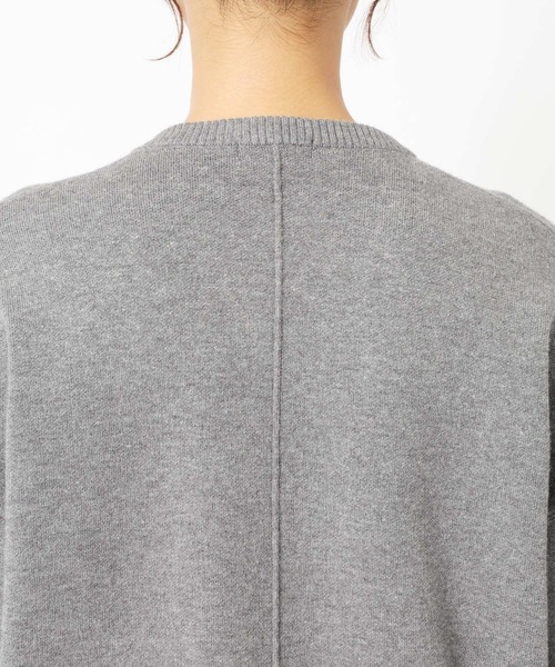 【セール】SALOON(サルーン)/《追加予約》スウェットライクロゴニット【手洗い可】（ニット/セーター）｜saloon（サルーン）