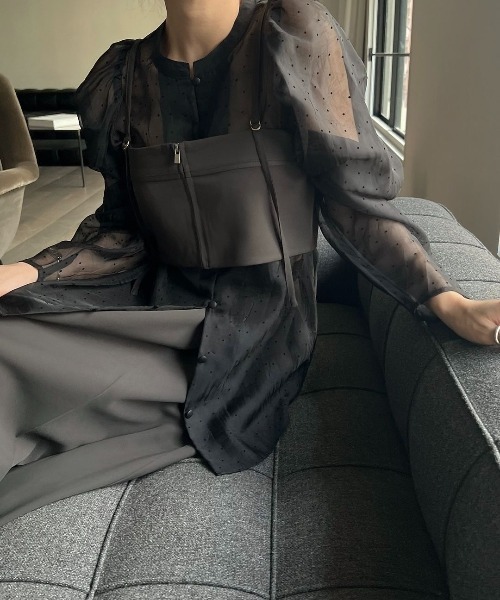 georgette bustier & side tuck skirt SET UP（サロペット/オーバーオール）｜WILLFULLY（ウィルフリー）