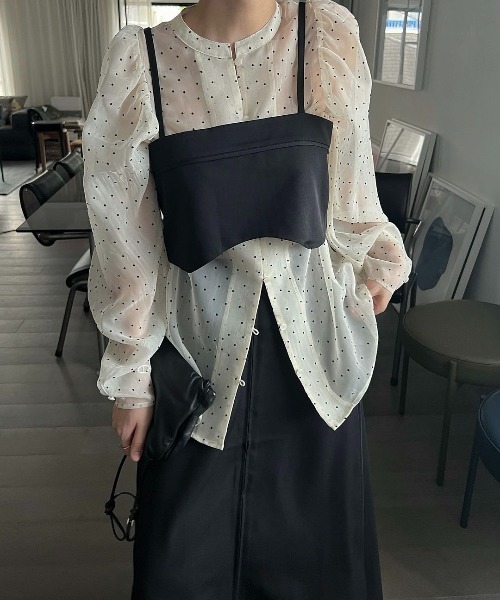 georgette bustier & side tuck skirt SET UP（サロペット/オーバーオール）｜WILLFULLY（ウィルフリー）