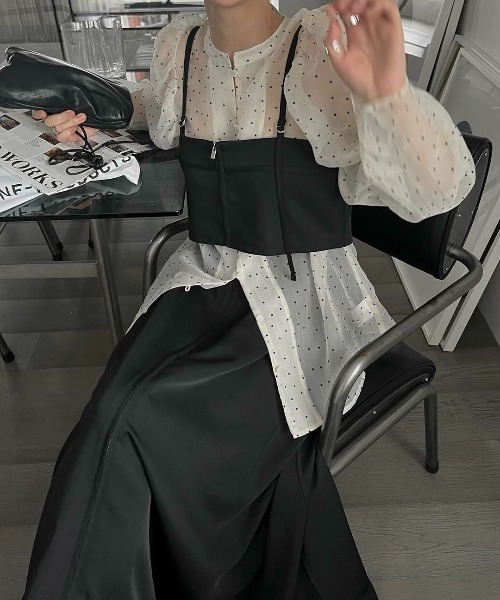 サロペット・オーバーオール・オールインワン bibiy MIMI SATIN SKIRT