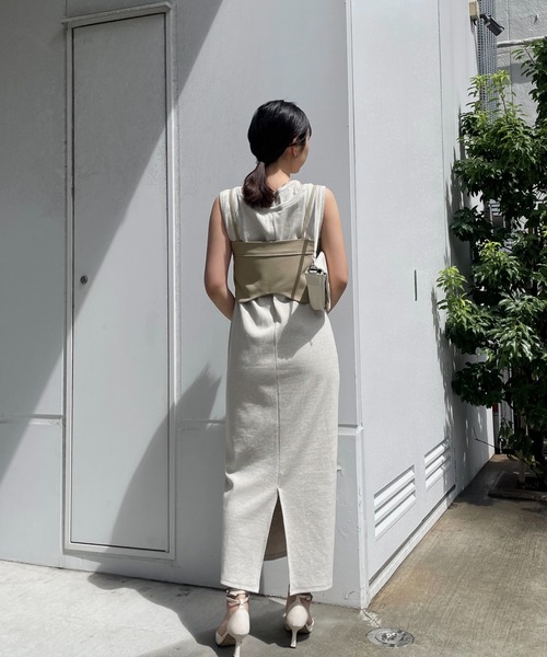 georgette bustier & side tuck skirt SET UP（サロペット/オーバーオール）｜WILLFULLY（ウィルフリー）