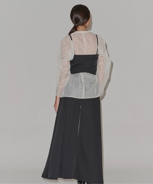 georgette bustier & side tuck skirt SET UP（サロペット/オーバーオール）｜WILLFULLY（ウィルフリー）