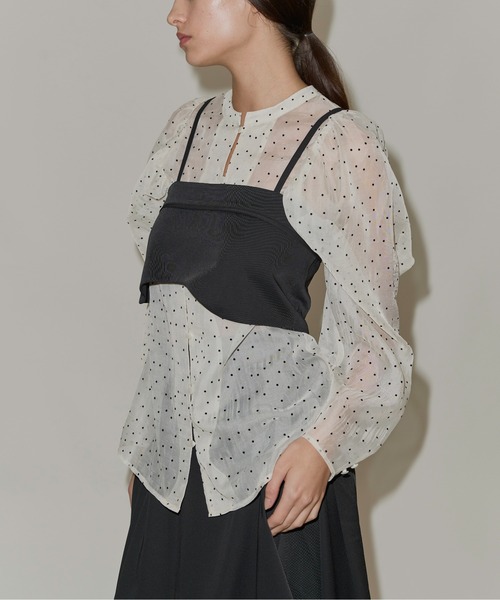 georgette bustier & side tuck skirt SET UP（サロペット/オーバーオール）｜WILLFULLY（ウィルフリー）