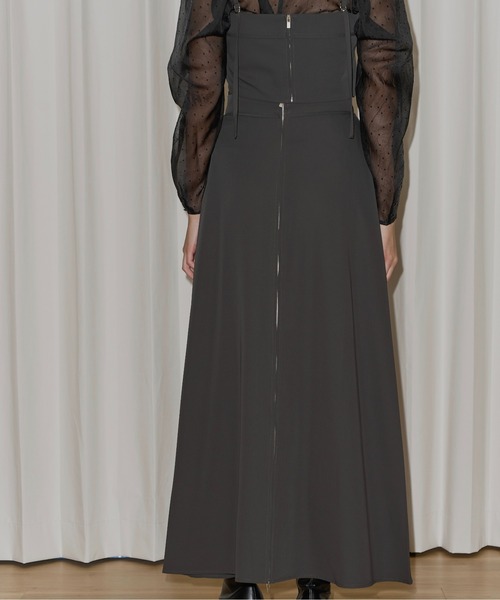 georgette bustier & side tuck skirt SET UP（サロペット/オーバーオール）｜WILLFULLY（ウィルフリー）