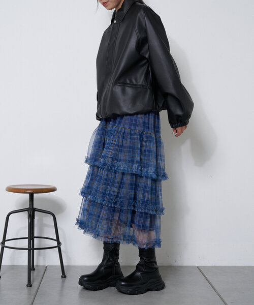 CIAOPANIC（チャオパニック）の「スニーカーソールミドルブーツ（ブーツ・レディース・ブラック/シルバー・SMALL/MEDIUM/LARGE）」の9枚目の写真