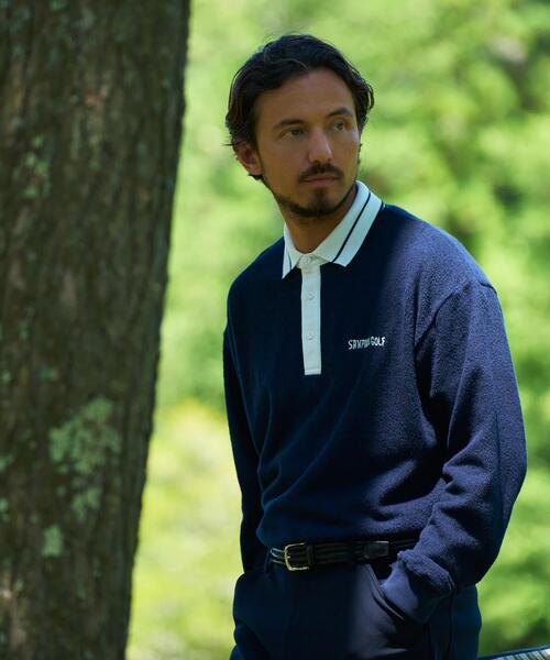 URBAN RESEARCH Sonny Label(アーバンリサーチサニーレーベル)の「OOPS×RYUAMBE ポロシャツ(ポロシャツ・メンズ・ブラック/ネイビー/ホワイト・MEDIUM/LARGE)」の3枚目の写真