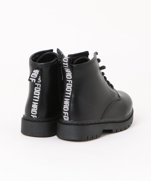 MAD FOOT(マッドフット)の「MADFOOT! マッドフット キッズ レースアップショートブーツ【高反発クッション】 240012(ブーツ・キッズ・ブラック/バーガンディー・19.0cm/18.0cm/17.0cm)」の3枚目の写真