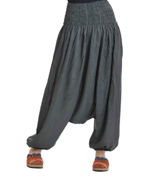 MARAI(マーライ)の「エスニック サルエルバルーンパンツ(その他パンツ・レディース・ブラック/ブルー/グレー/オレンジ/ネイビー/パープル・FREE)」の3枚目の写真