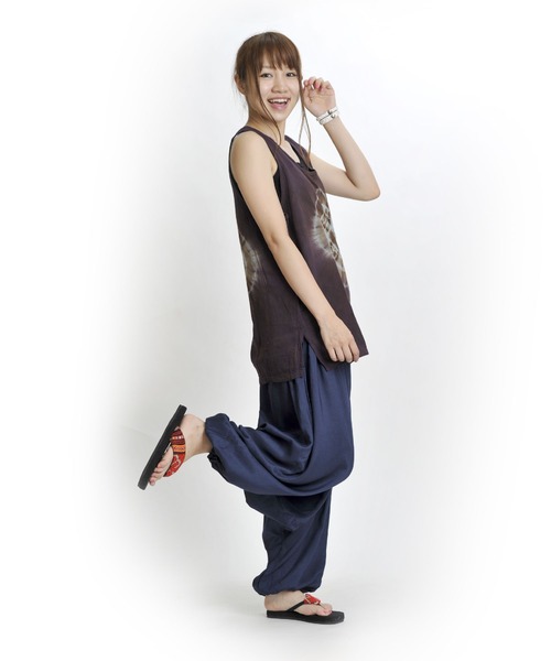 MARAI(マーライ)の「エスニック サルエルバルーンパンツ(その他パンツ・レディース・ブラック/ブルー/グレー/オレンジ/ネイビー/パープル・FREE)」の10枚目の写真