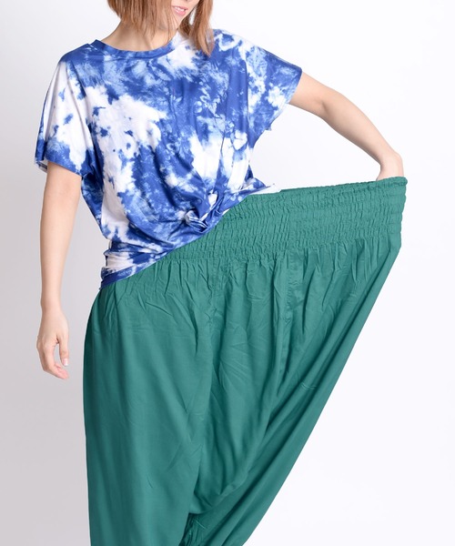 MARAI(マーライ)の「エスニック サルエルバルーンパンツ(その他パンツ・レディース・ブラック/ブルー/グレー/オレンジ/ネイビー/パープル・FREE)」の16枚目の写真
