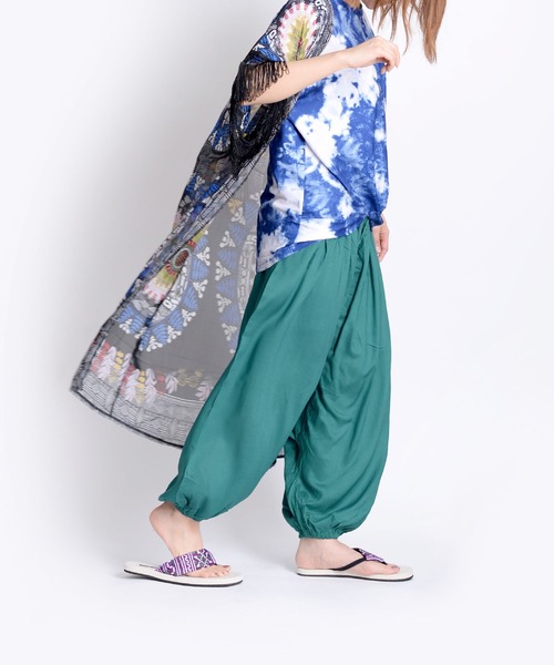 MARAI(マーライ)の「エスニック サルエルバルーンパンツ(その他パンツ・レディース・ブラック/ブルー/グレー/オレンジ/ネイビー/パープル・FREE)」の18枚目の写真