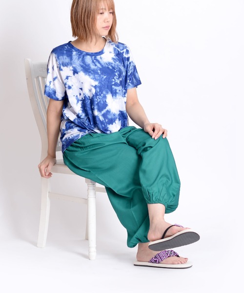 MARAI(マーライ)の「エスニック サルエルバルーンパンツ(その他パンツ・レディース・ブラック/ブルー/グレー/オレンジ/ネイビー/パープル・FREE)」の17枚目の写真
