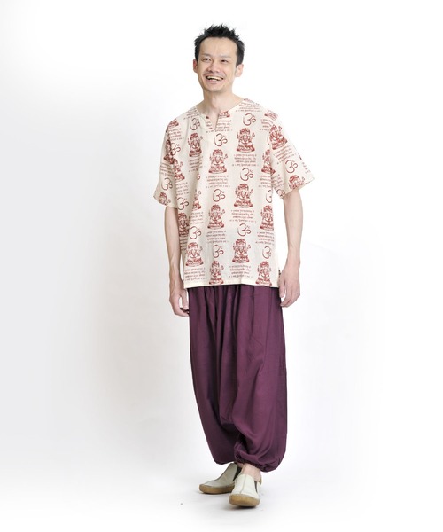 MARAI(マーライ)の「エスニック サルエルバルーンパンツ(その他パンツ・レディース・ブラック/ブルー/グレー/オレンジ/ネイビー/パープル・FREE)」の20枚目の写真