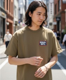 DESIGN TEE/ROIAL(ロイアル)ワンポイントブランドロゴ半袖Tシャツ