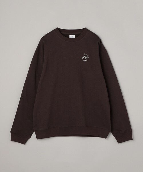 coen(コーエン)の「RYO KANEYASU × コーエン クルーネックスウェット(スウェット・メンズ・ホワイト/ライトブルー/ダークブラウン/マスタード・S/M/L/XL)」の5枚目の写真