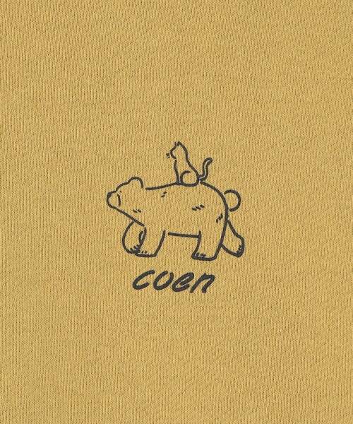 coen(コーエン)の「RYO KANEYASU × コーエン クルーネックスウェット(スウェット・メンズ・ホワイト/ライトブルー/ダークブラウン/マスタード・S/M/L/XL)」の10枚目の写真