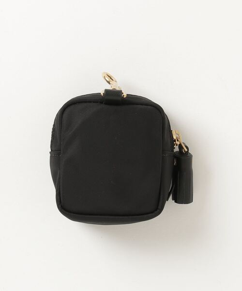 ANYA HINDMARCH Ear Pods Pouch Eyes in Black ECONYL