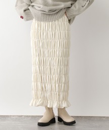 LEPSIM | 無地シャーリングスカート2　147554(スカート)