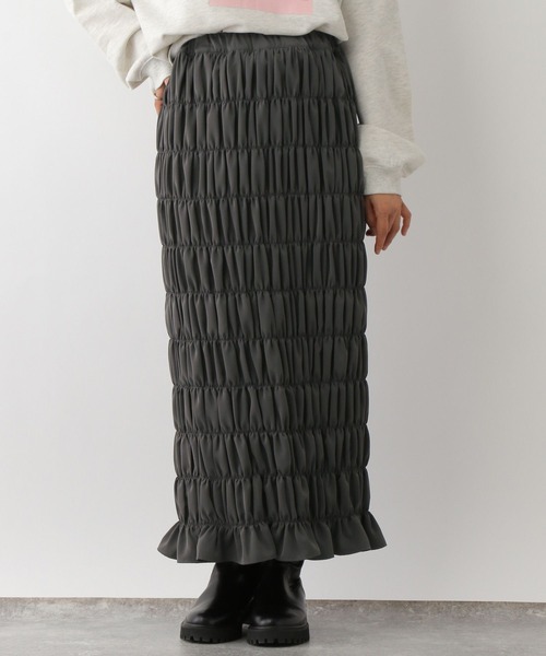 ハンドメイド　資材 セール】無地シャーリングスカート2 147554（スカート）｜LEPSIM