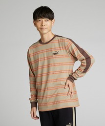 PUMA（プーマ）の「PUMA プーマ メンズ CORE HERITAGE ジャカード 長袖 Tシャツ（Tシャツ/カットソー・メンズ）」