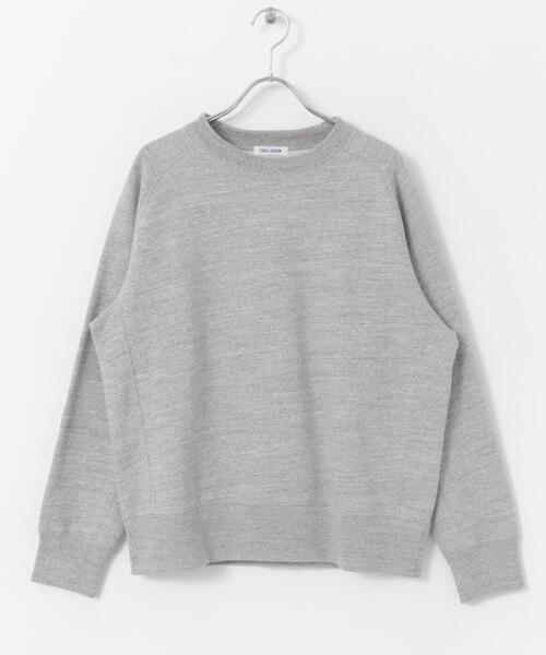 FORK&SPOON（フォークアンドスプーン）の「FORK&SPOON　ラフィー裏毛クルーネックスウェット（スウェット・レディース・ブルー/オフホワイト/グレー系その他/ブラック・1/2）」の11枚目の写真