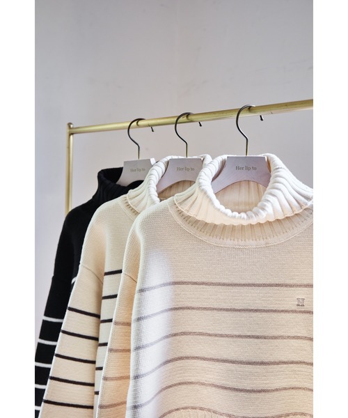 Her lip to ハリプ　Twinkle Knit Pullover Her lip to ハリプTwinkle Knit Pullover