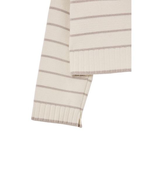 セール】Striped Turtleneck Knit Pullover（ニット/セーター）｜Her