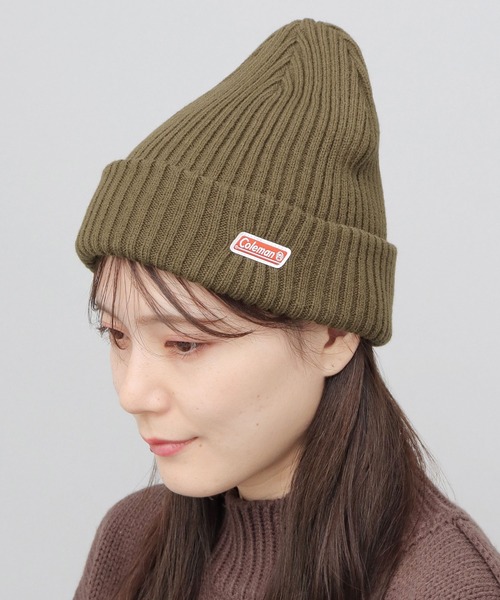 リブ編み ニットワッチ（ニット帽） 深め（ニットキャップ