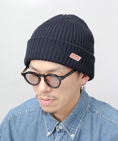 COLEMAN(コールマン)の「リブ編み ニットワッチ(ニット帽) 深め(ニットキャップ/ビーニー・メンズ・グレー/ブラック/アイボリー/カーキ/キャメル/ネイビー・FREE)」の21枚目の写真
