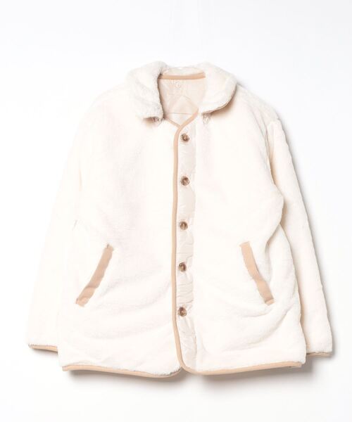 mitis（ミティス）の「mitis 3Way キルティングブルゾン（ブルゾン・レディース・ベージュ/アイボリー/カーキ/ブラック・M）」の7枚目の写真