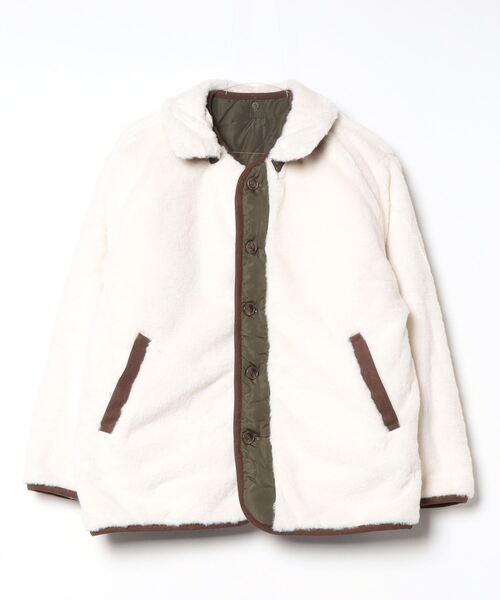 mitis（ミティス）の「mitis 3Way キルティングブルゾン（ブルゾン・レディース・ベージュ/アイボリー/カーキ/ブラック・M）」の8枚目の写真