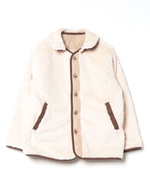 mitis（ミティス）の「mitis 3Way キルティングブルゾン（ブルゾン・レディース・ベージュ/アイボリー/カーキ/ブラック・M）」の9枚目の写真