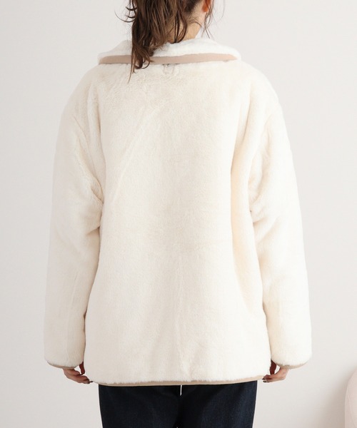 mitis（ミティス）の「mitis 3Way キルティングブルゾン（ブルゾン・レディース・ベージュ/アイボリー/カーキ/ブラック・M）」の11枚目の写真