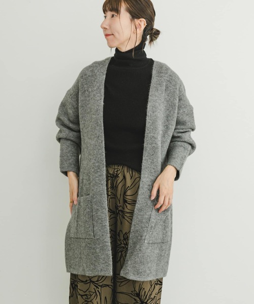 ITEMS URBANRESEARCH(アイテムズ アーバンリサーチ)の「ニットガウン(カーディガン/ボレロ・レディース・ライトベージュ/ブラウン/グレー・FREE)」の12枚目の写真