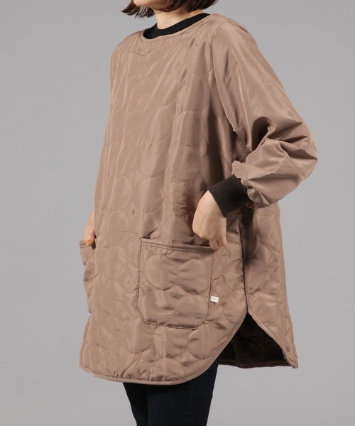 studio CLIP（スタディオクリップ）の「ボアキルト割烹着（エプロン・レディース・その他1/その他2/その他3・FREE）」の4枚目の写真