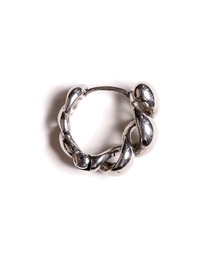 スパイラル フープピアス