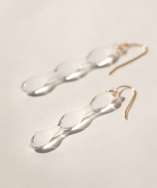 【HARIO Lampwork Factory】ピアス リキッド（ピアス（両耳用））｜HARIO Lampwork Factory（ハリオランプワークファクトリー）