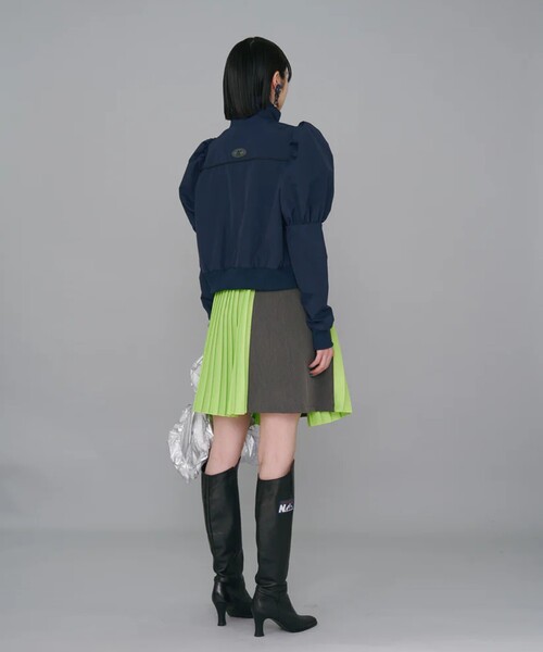 新品 NON TOKYO パフスリーブナイロンブルゾン NON TOKYO/ノントーキョー】PUFFSLEEVE NYLON BLOUSON