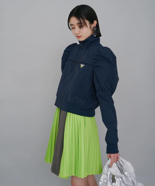 NON TOKYO/ノントーキョー】PUFFSLEEVE NYLON BLOUSON