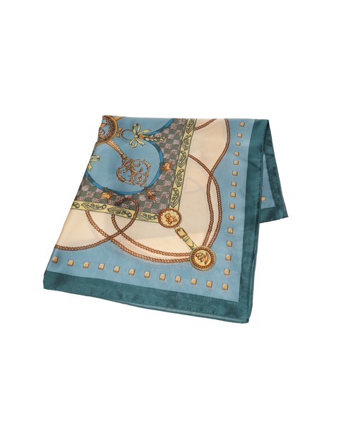 Edit Sheen(エディットシーン)の「ロイヤルキープリントスカーフ(ストール/ショール・レディース・ブラウン/ゴールド/ブルー・FREE)」の10枚目の写真