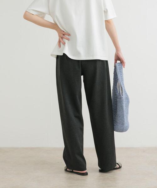 URBAN RESEARCH DOORS（アーバンリサーチドアーズ）の「ポンチカーブパンツ（その他パンツ・レディース・ブラック/チャコールグレー・MEDIUM）」の4枚目の写真