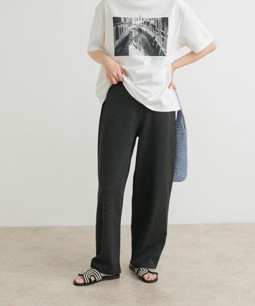 URBAN RESEARCH DOORS（アーバンリサーチドアーズ）の「ポンチカーブパンツ（その他パンツ・レディース・ブラック/チャコールグレー・MEDIUM）」の10枚目の写真